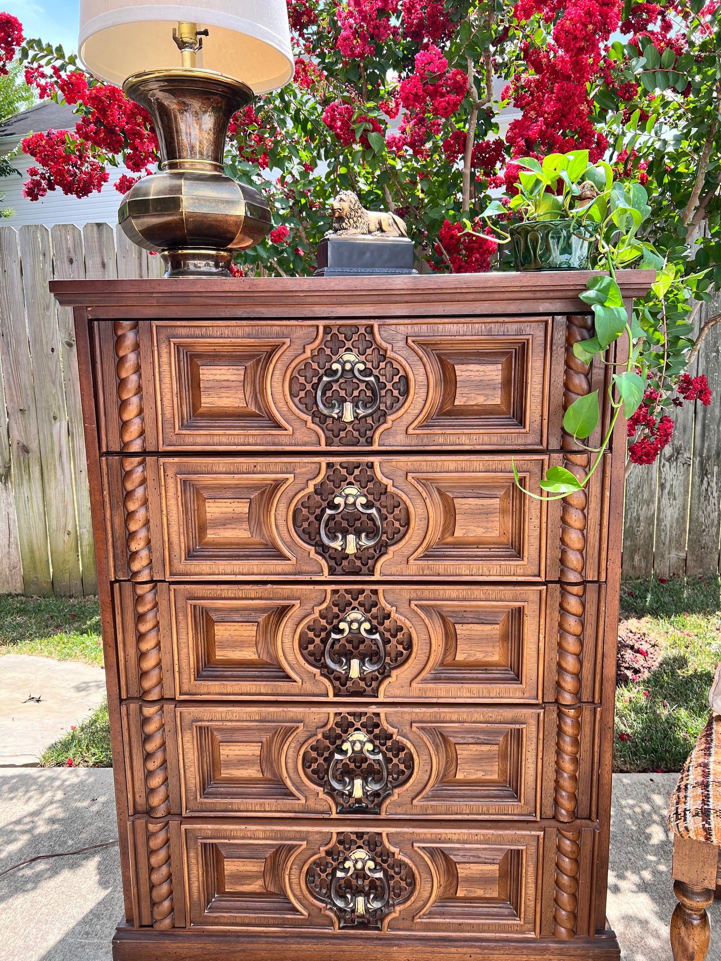 Vintage Bassett 1970’s 5 drawer Chest of Drawers